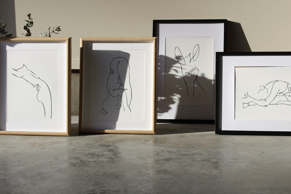 Affordable Frames for Hot Yoga Art Prints